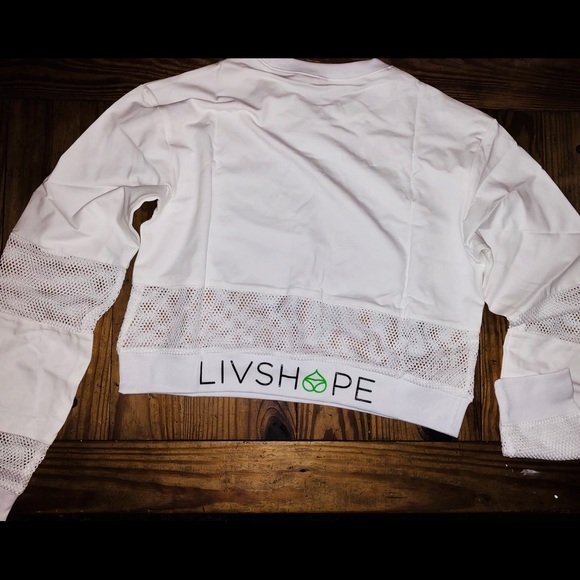 Crop tip with mesh detail - Picture 2 of 2